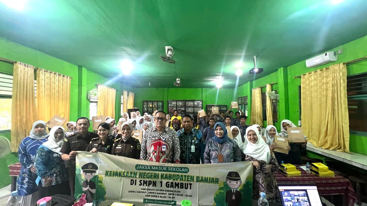 Kejari Banjar Luncurkan Program Jaksa Masuk Sekolah (JMS) Hybrid Learning Pertama di Indonesia